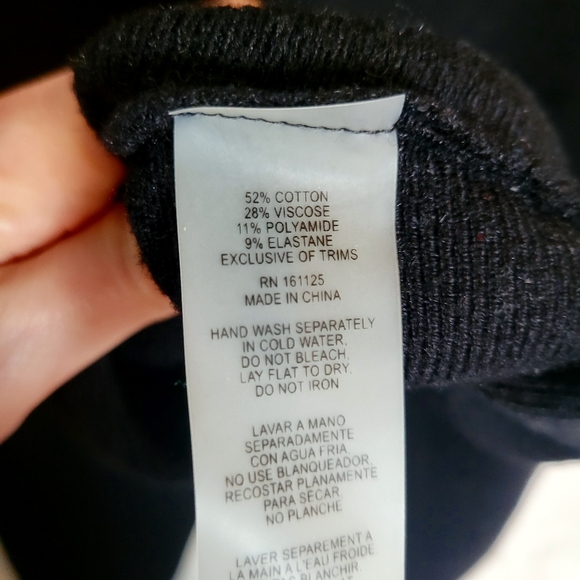 Liquid By Sioni Black And Silver Embellished Paillette Sweater Medium - Picture 8 of 10